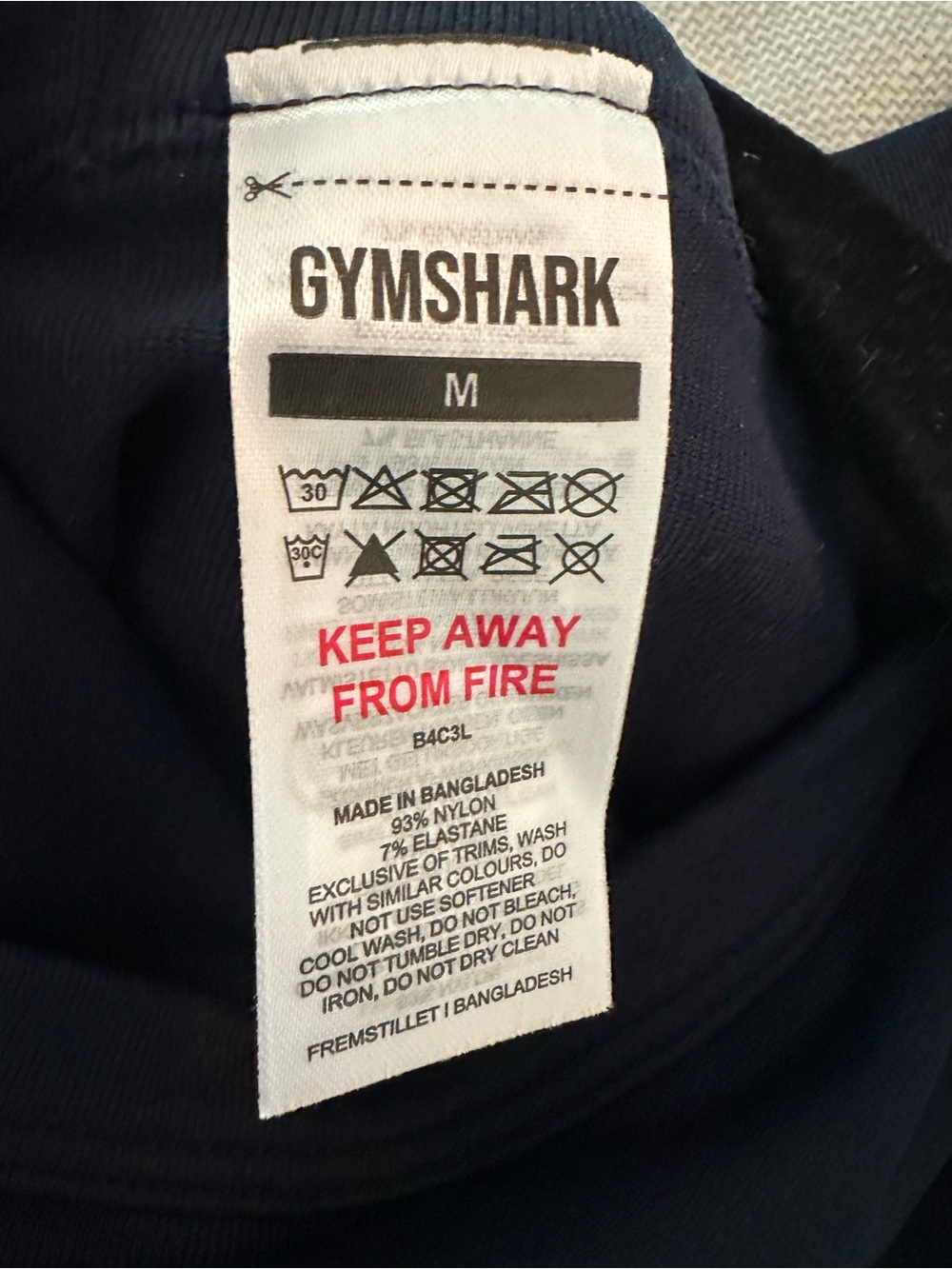 GYMSHARK EVERYDAY SEAMLESS RIBBED MIDI TOP SIZE M - Picture 7 of 7